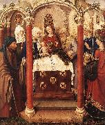 DARET, Jacques Altarpiece of the Virgin inx Sweden oil painting reproduction